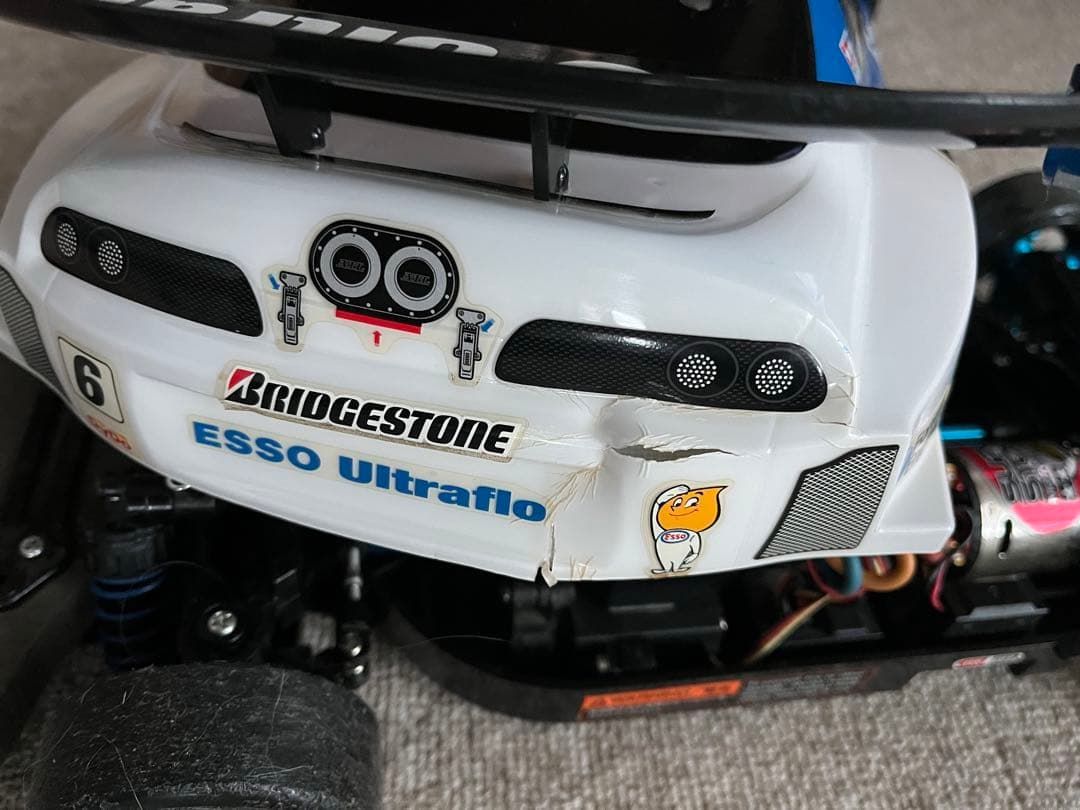 タミヤ TT-01 80スープラボディ ドリラジ 動作OK