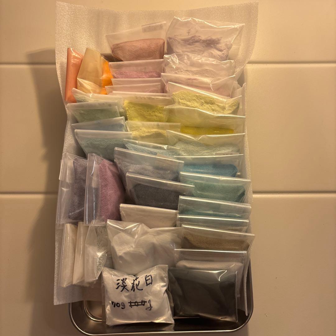 七宝焼 材料 釉薬 絵の具いろいろセット