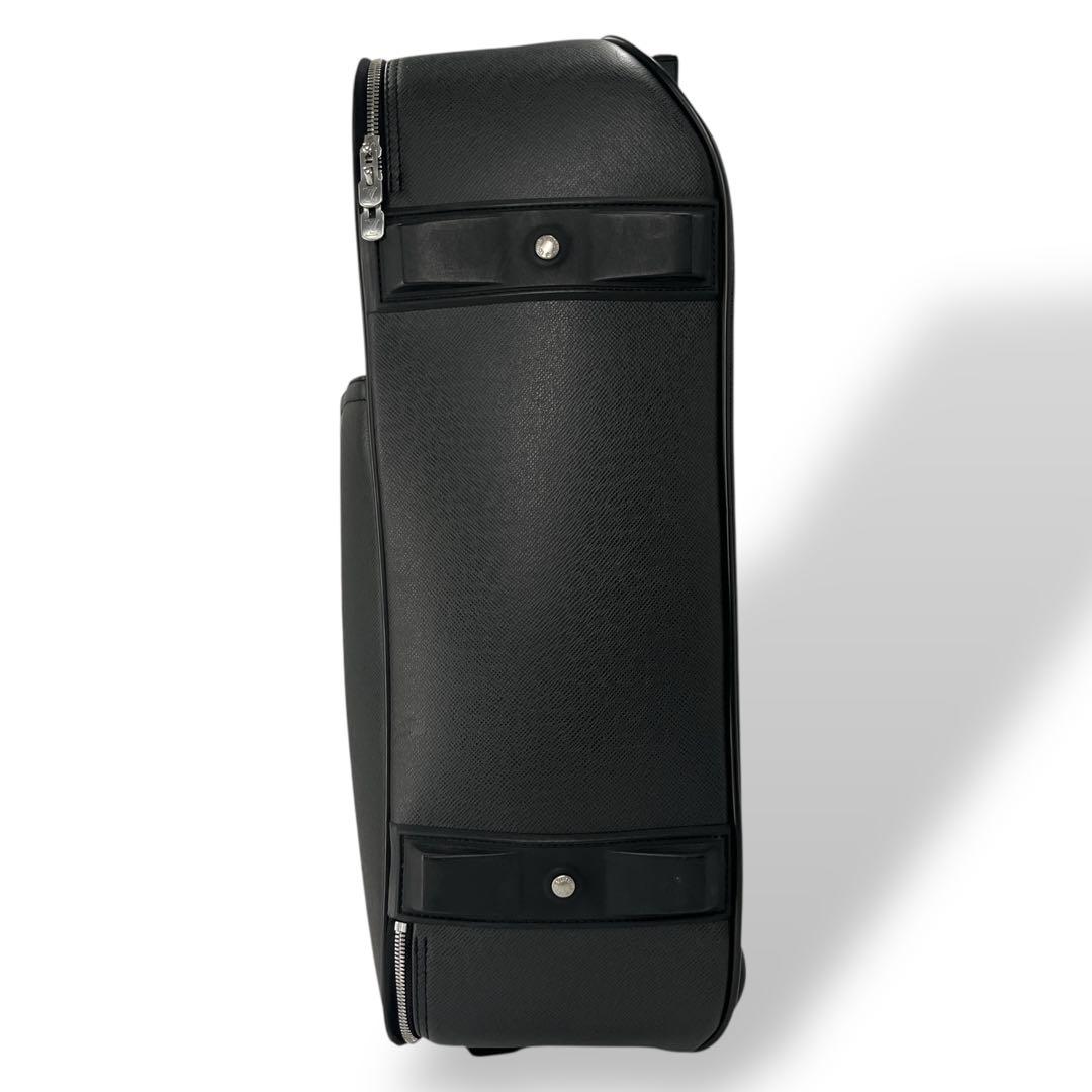 ルイヴィトン　ペガス55 キャリーケース　タイガ　トラベルバッグ　レザー　黒