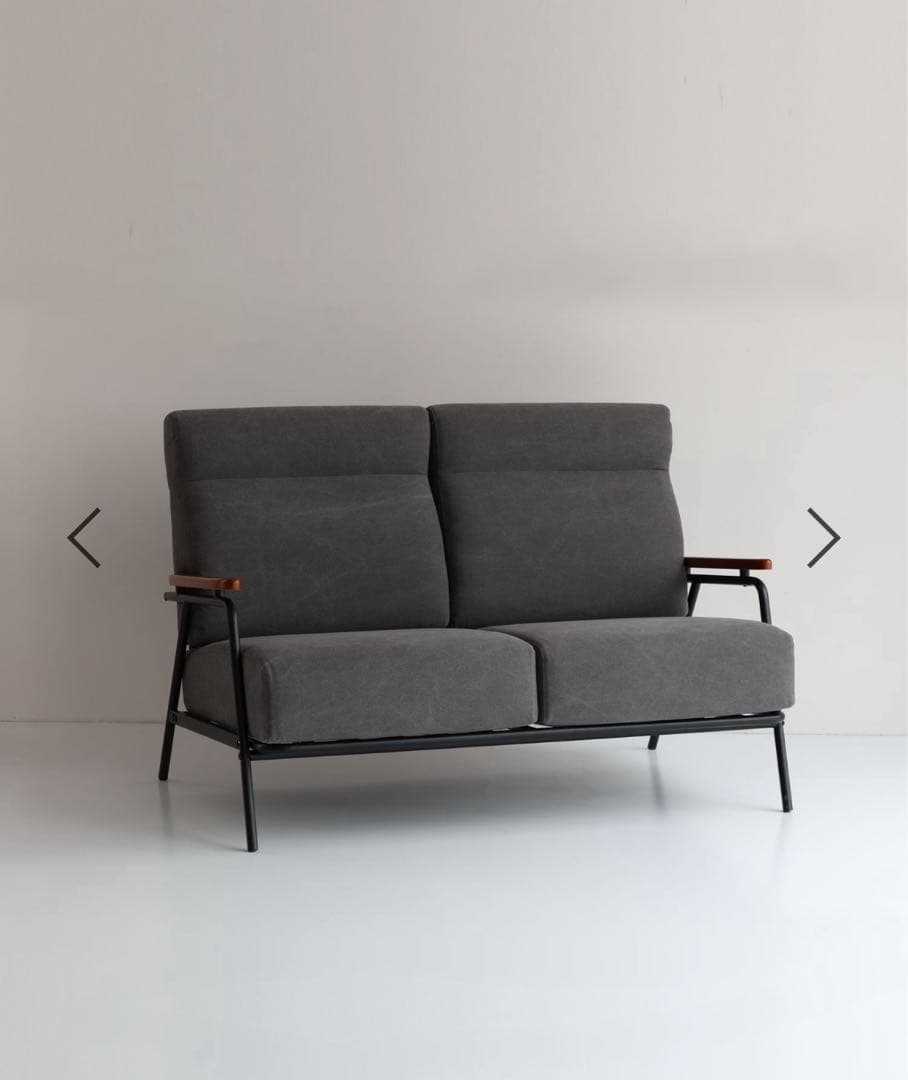 値下げしました！ niko and…/2人掛けハイバックソファ ダークブラウン