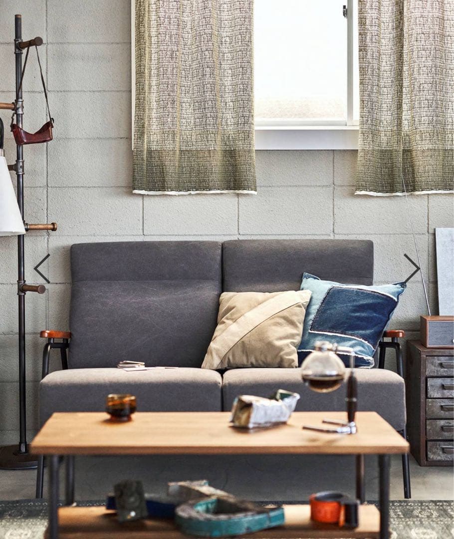 値下げしました！ niko and…/2人掛けハイバックソファ ダークブラウン