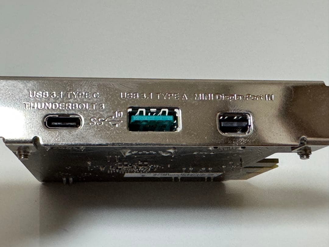 ASUS AsRock Thunderbolt PCIe 拡張カード