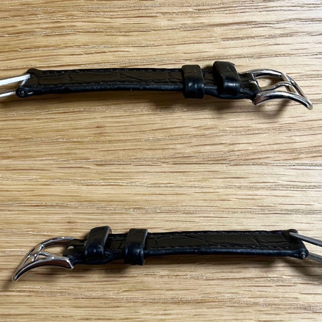 ブラック アリゲーター レザー ベルト 時計 エルメス ケープコッド HERME