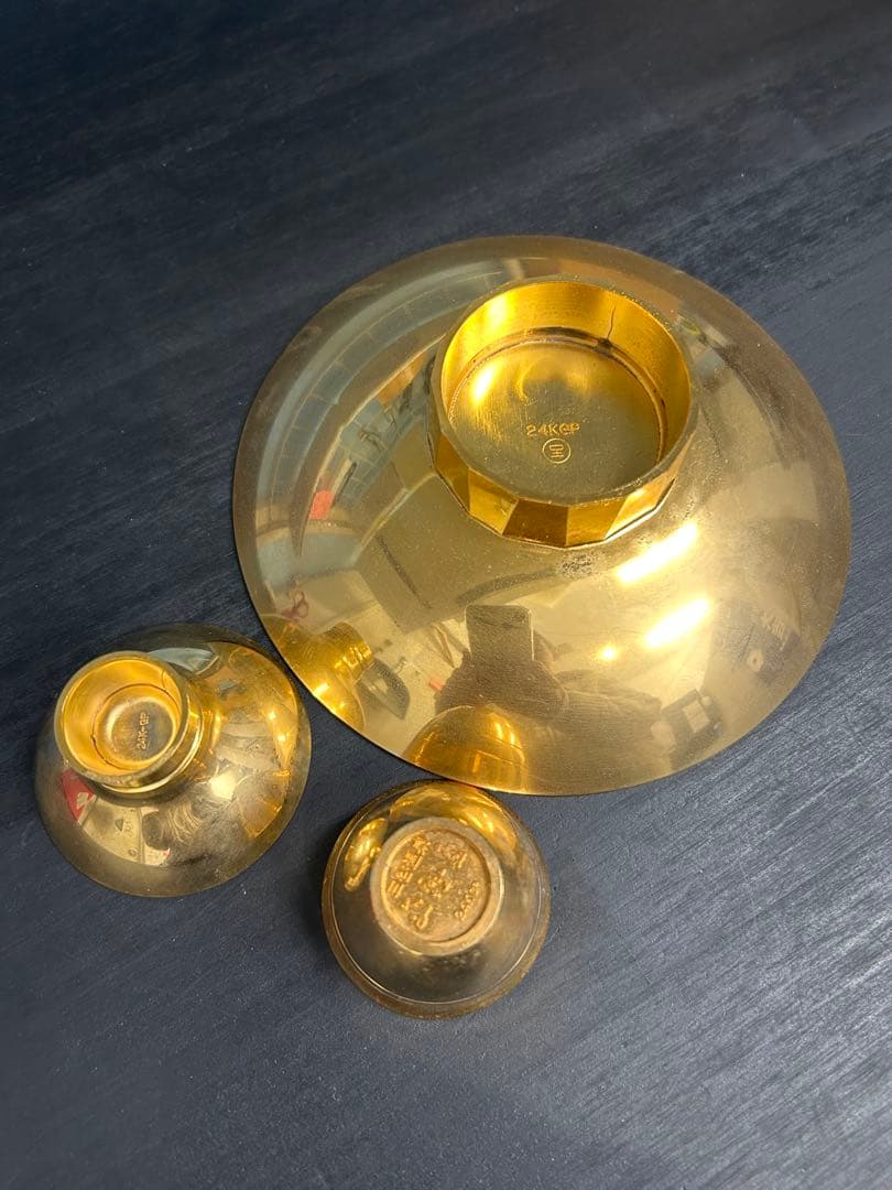 金色の盃セット