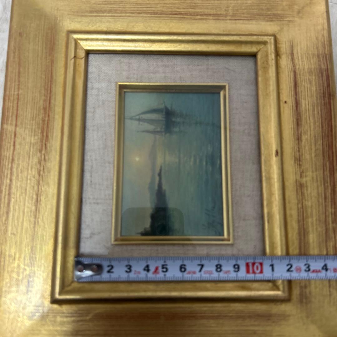 現代東ヨーロッパ絵画　アドリア海のタベ