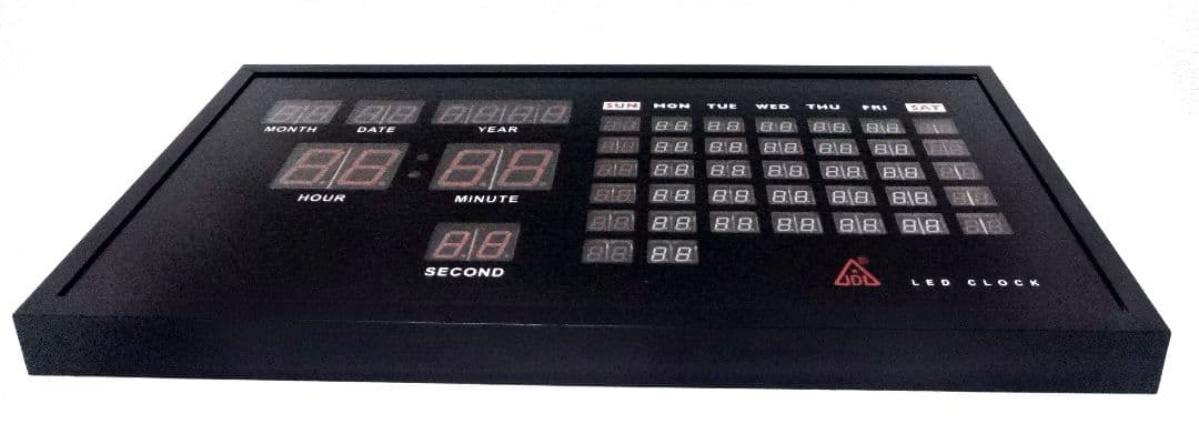 【廃盤品】JDL LED CLOCK デジタル掛け時計 / カレンダー 温度計