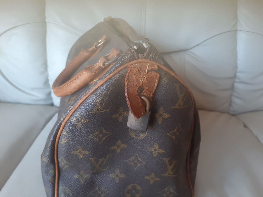 難あり　Louis Vuitton ボストンバッグ ダークブラウン　ルイヴィトン