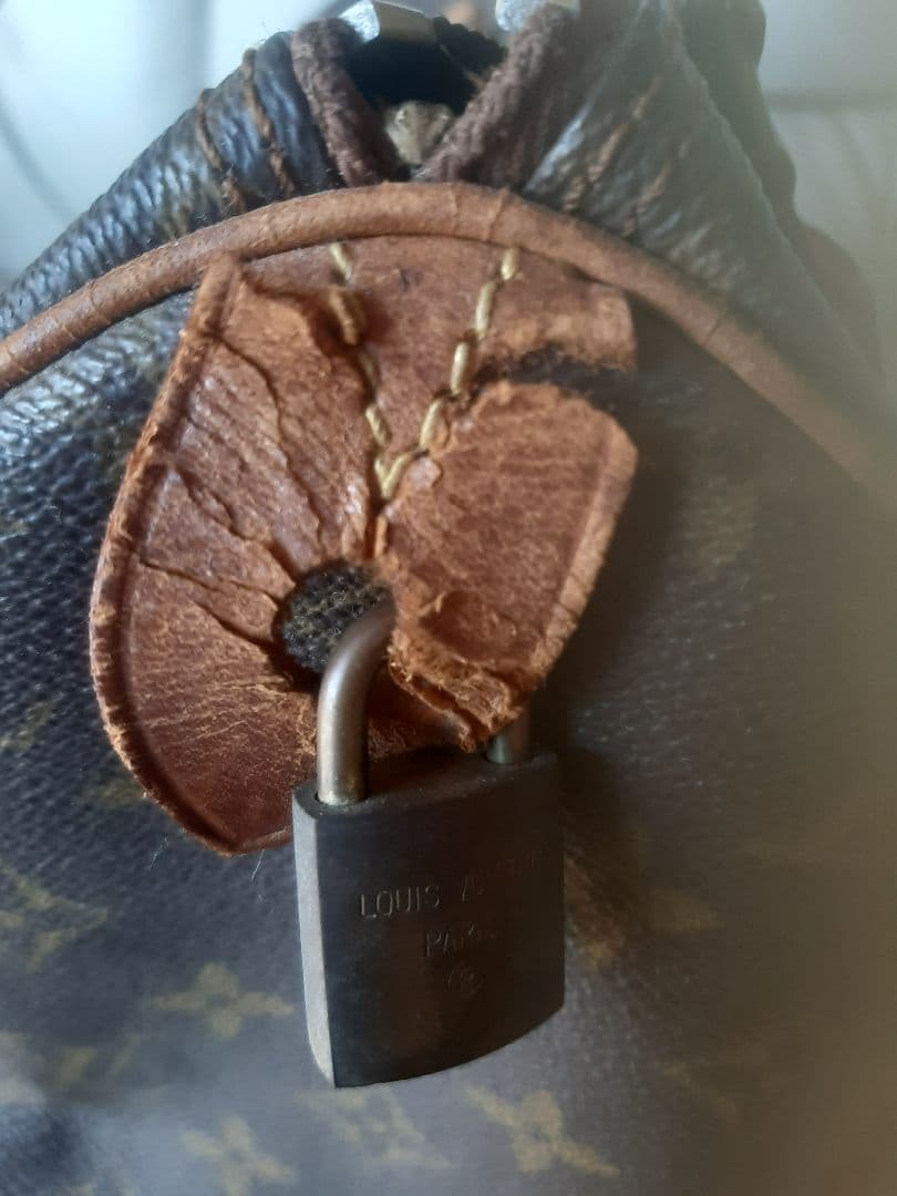 難あり　Louis Vuitton ボストンバッグ ダークブラウン　ルイヴィトン