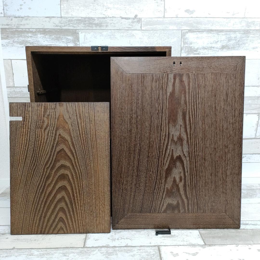 K57 指物師 仙水正之造 桑 旅箪笥 美品 茶道具 紙箱