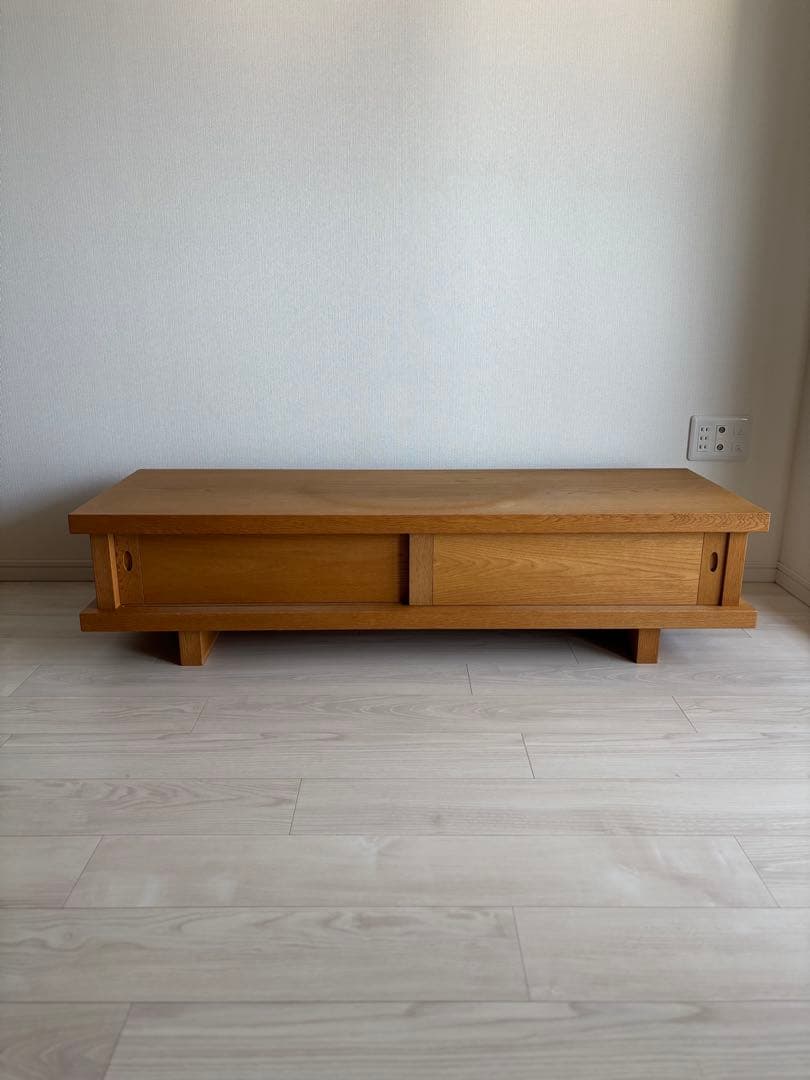 連休お値下げ！！　天然木　ナラ材　TVボード　日本製