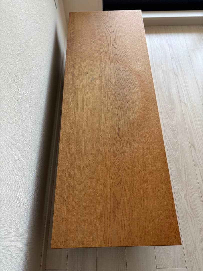 連休お値下げ！！　天然木　ナラ材　TVボード　日本製