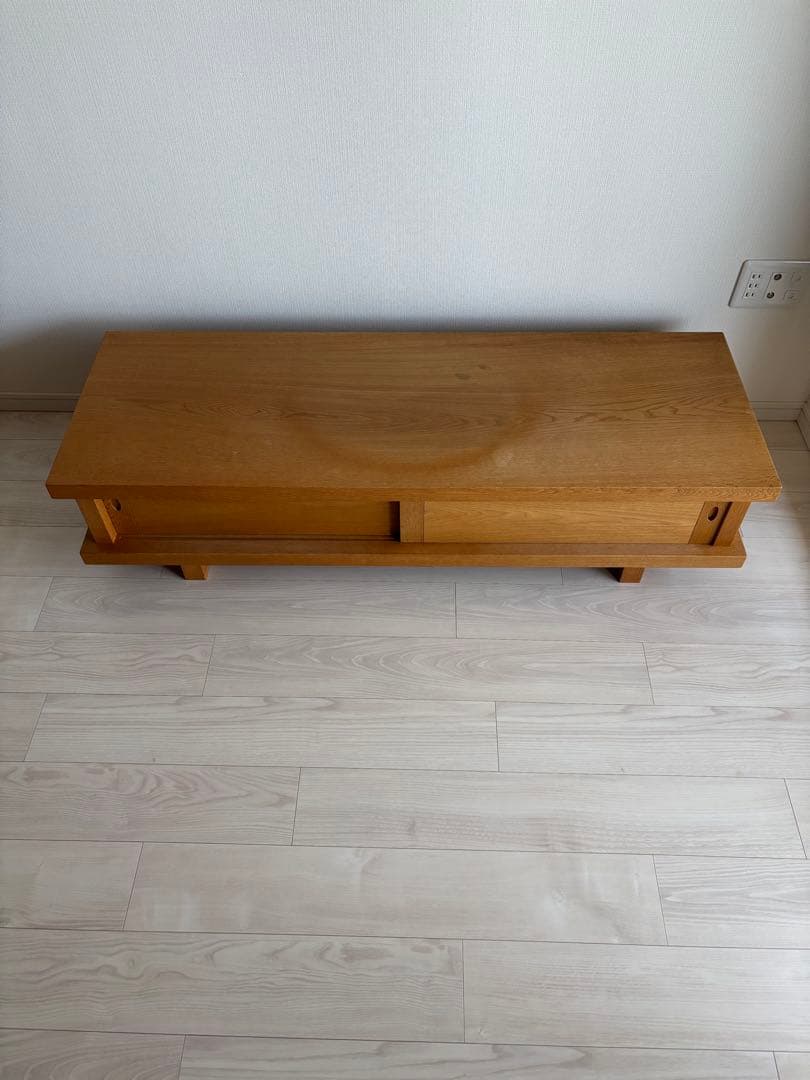 連休お値下げ！！　天然木　ナラ材　TVボード　日本製