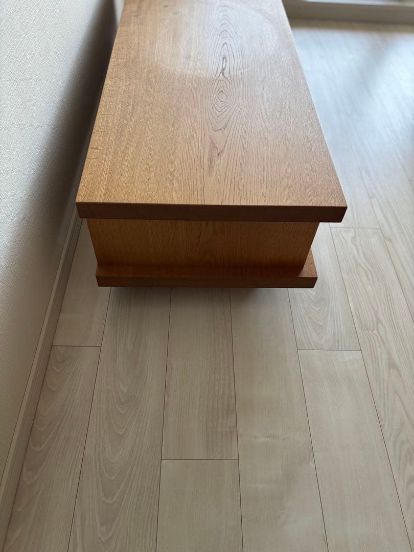 連休お値下げ！！　天然木　ナラ材　TVボード　日本製