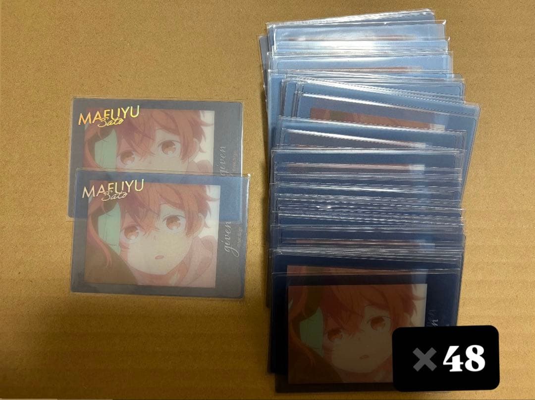 ギヴン　キヅナツキ　ぱしゃこれ　クリア　海へ　佐藤真冬　幼少期 箔押し