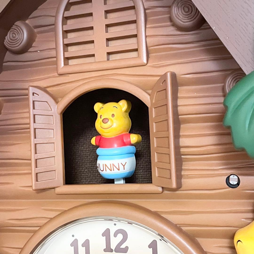 【未使用】プーさん 振り子時計 SEIKO FW713B ディズニータイム