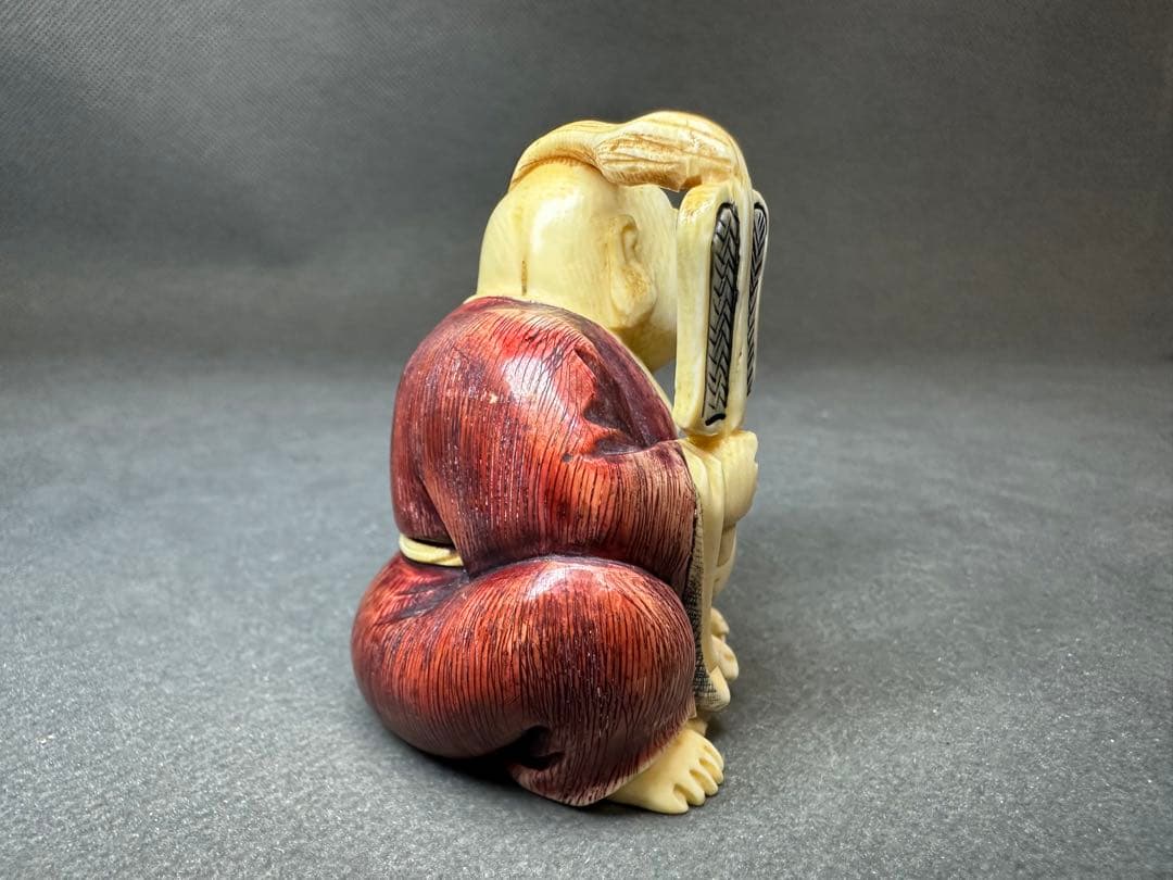 極上　置物　仏像　和彫　天然素材　アンティーク　　骨董　飾り物　古美術品