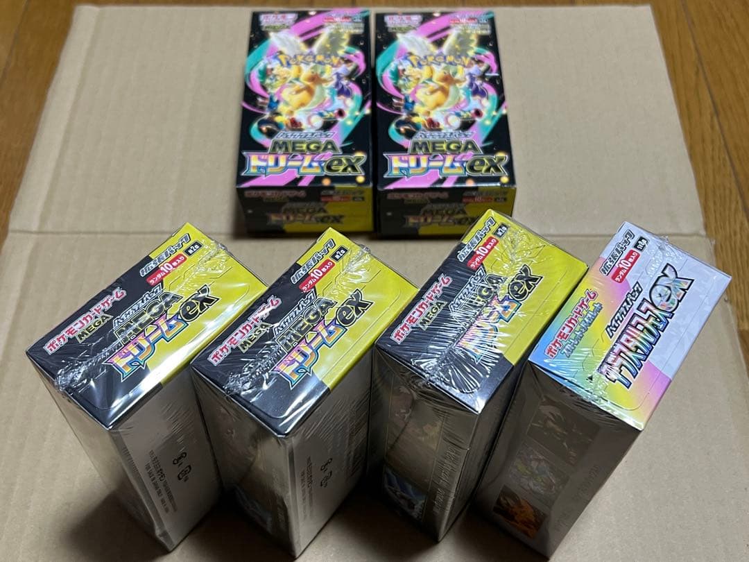 MEGAドリームex テラスタルフェス シュリンク付き4 なし2 全6box