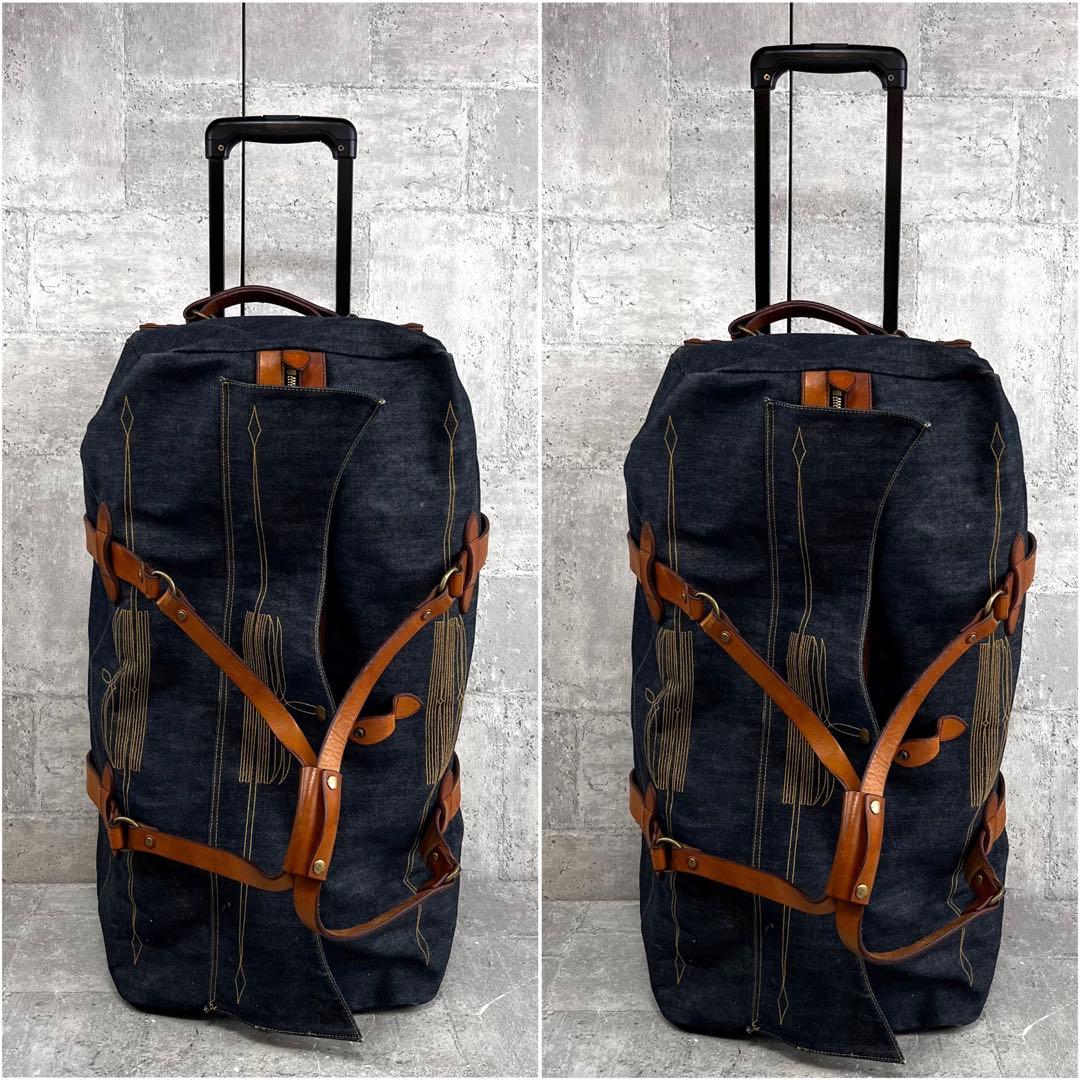 希少 KAPITAL キャピタル デニム キャリーケース キャリーバッグ