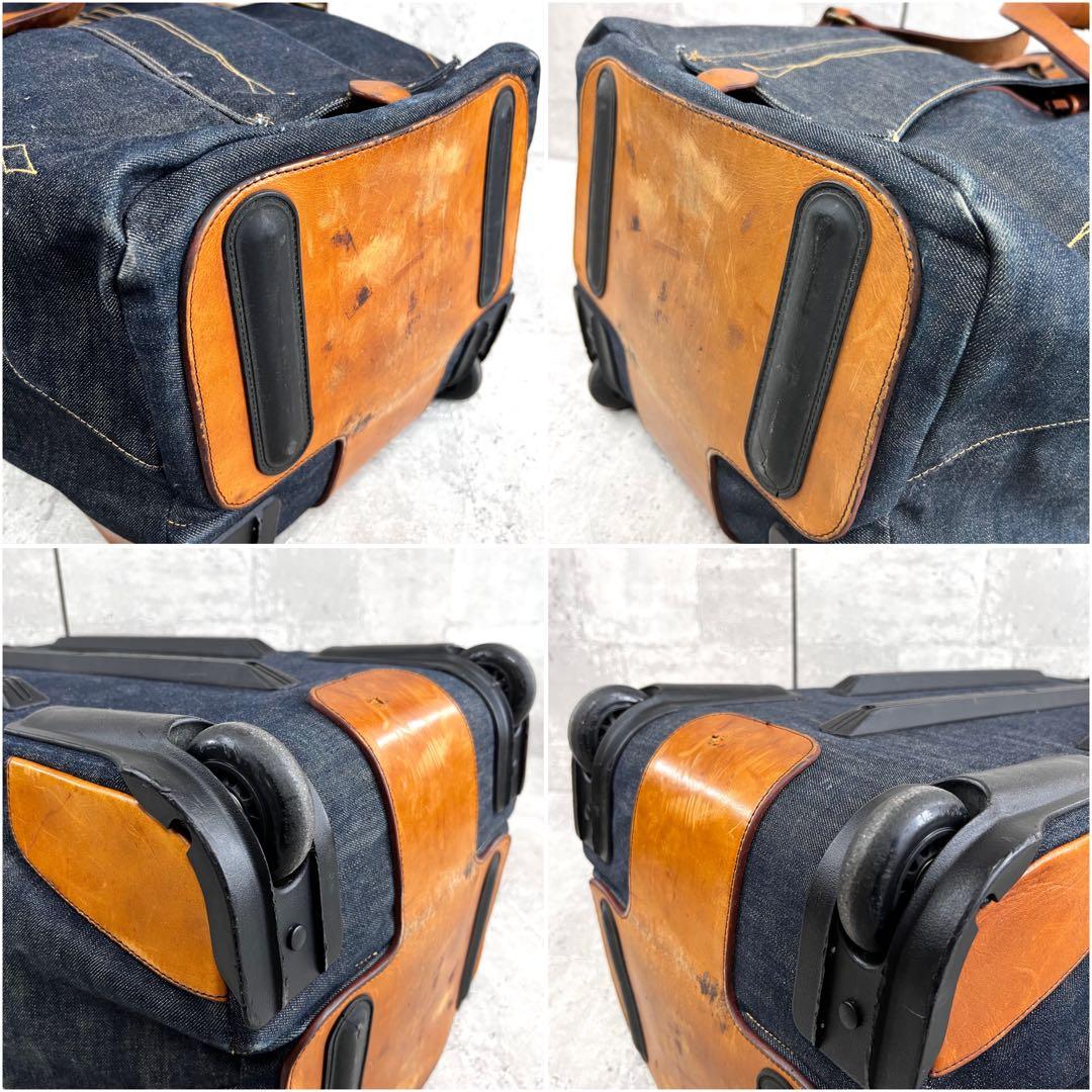 希少 KAPITAL キャピタル デニム キャリーケース キャリーバッグ