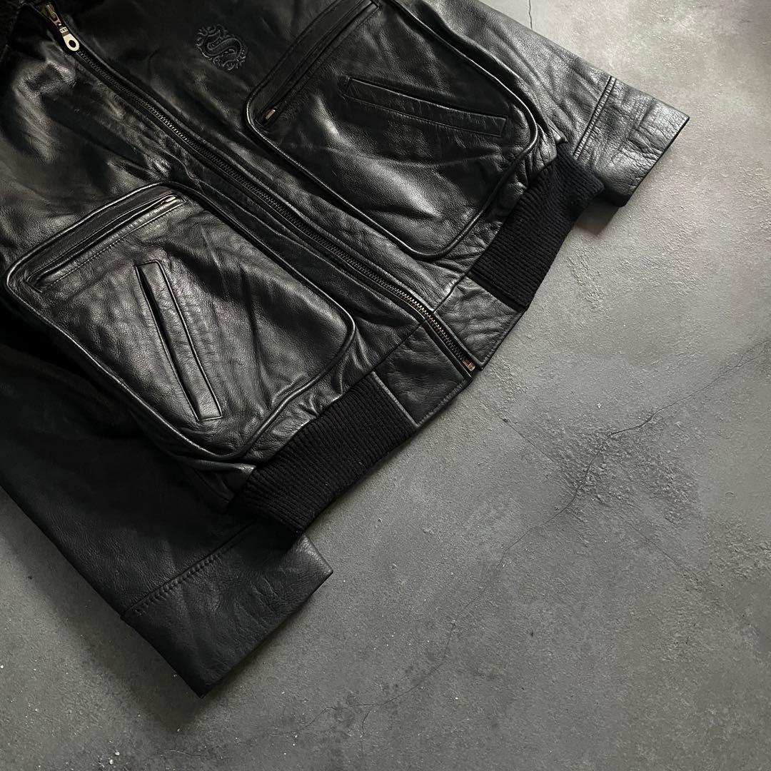 type G-1”durability“牛革“bomber jacket