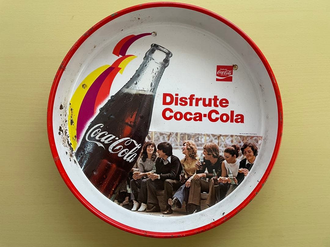 (希少) メキシコ製 ヴィンテージコカコーラ トレイ Coke Tray MEX