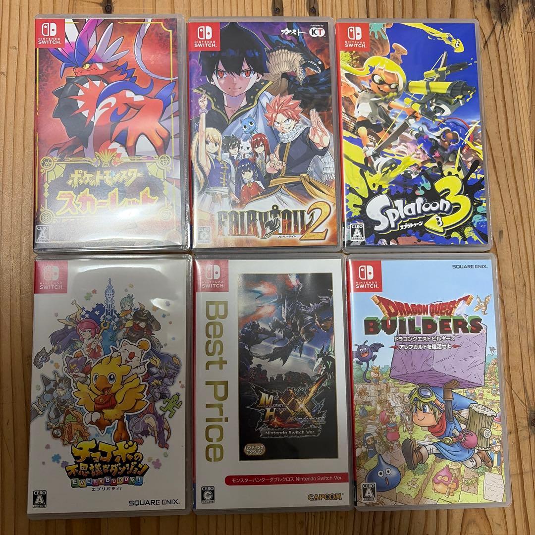 【大幅値下げ】Nintendo Switch ゲームソフト 6本セット