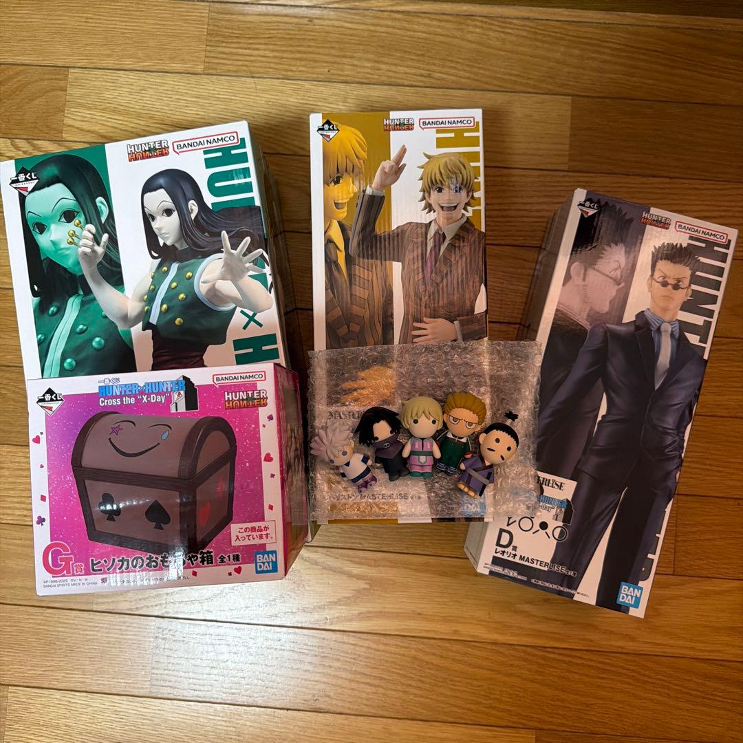 一番くじ HUNTER × HUNTER B賞、D賞、F賞、G賞、H賞セット