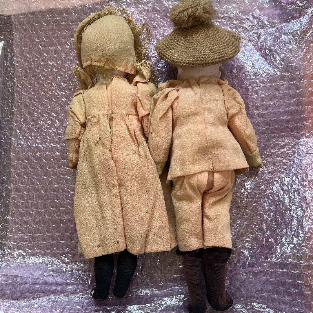 【アンティーク】ドイツ製ビスクドールアーモンドマルセル1894ペア