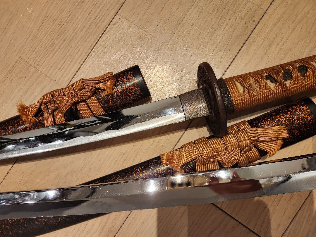 模造刀　 大小2本セット　茶拵え　脇差