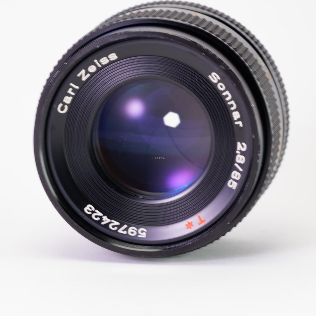 良品！CONTAX屈指の解像！SONNAR 85mm AEG オールドレンズ