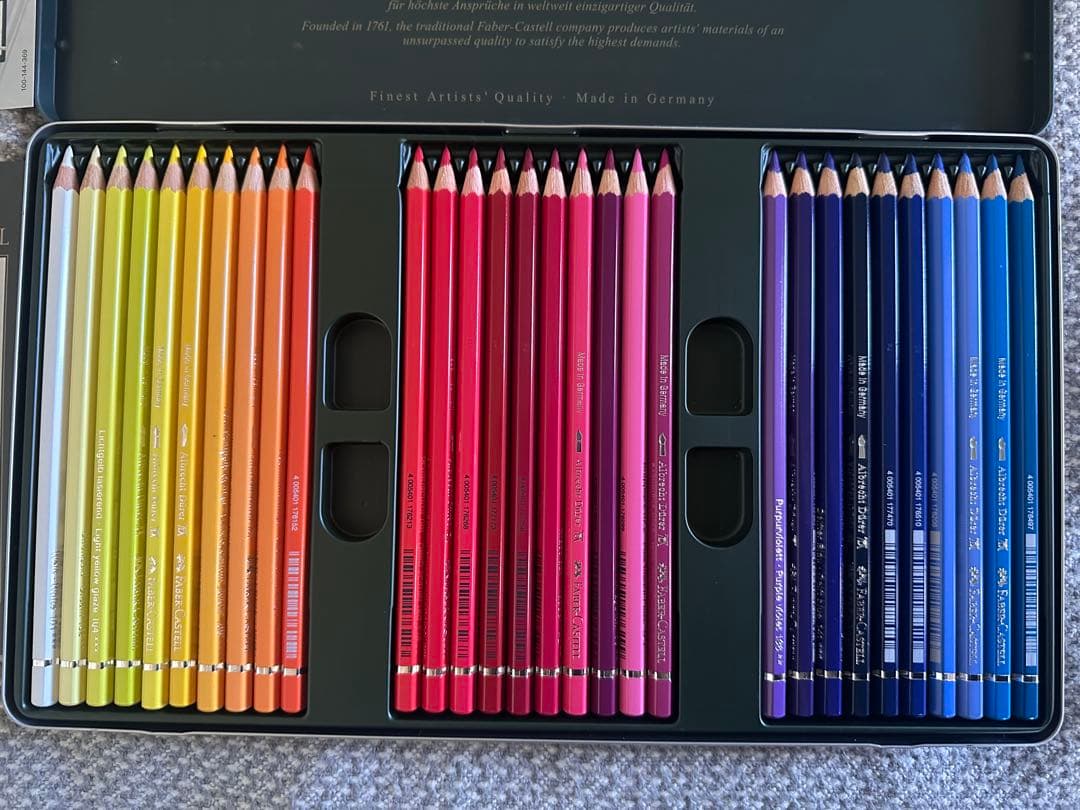 【FABER-CASTELL】 アルブレヒト・デューラー 水彩色鉛筆 60色