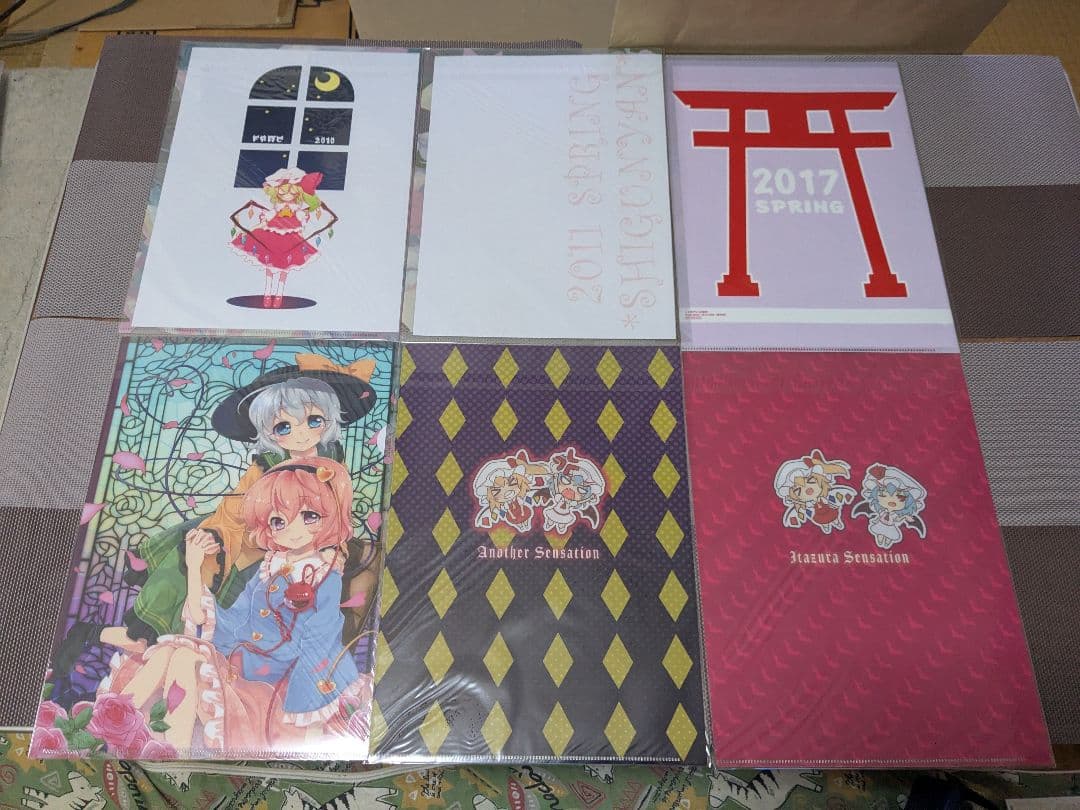 東方project　レミリア＆フラン　A4クリアファイルセット2