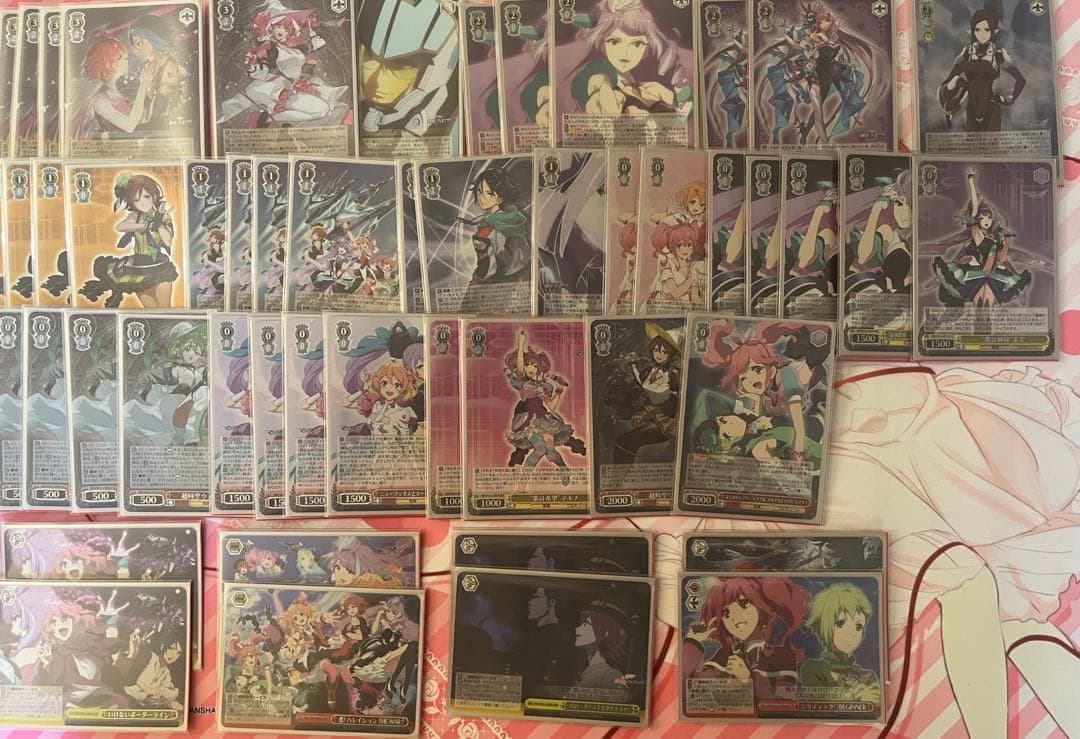 ヴァイスシュヴァルツ　マクロスΔリンク軸デッキ　フルDCR 調整パーツ付き