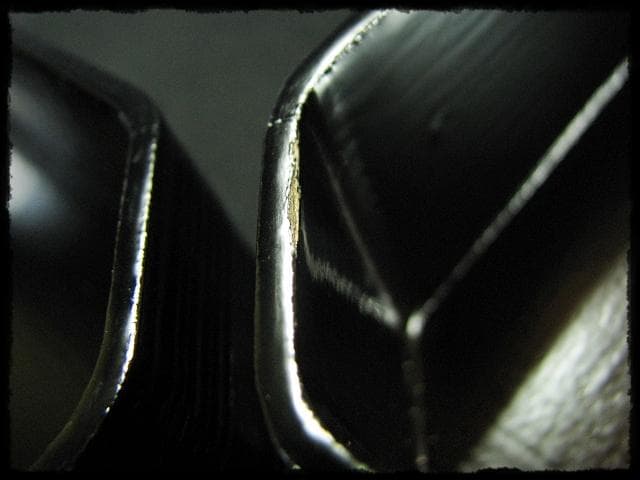 一閑 黒 縁高 片木目 平安 昭斎 渕高重 茶道具 主菓子 菓子器 f200