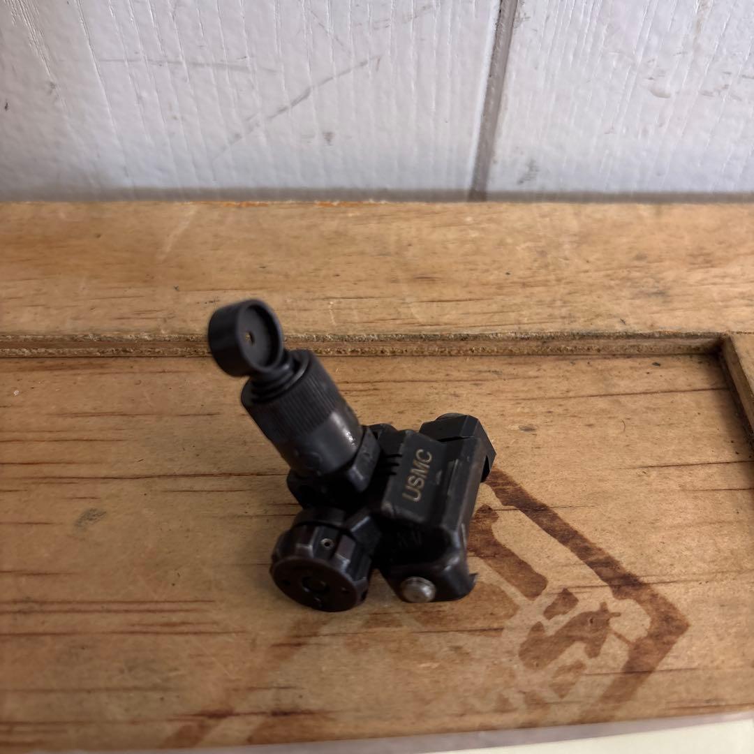 初期型　未使用　米軍実物　KNIGHTS リアサイイト 600 METER ⑩