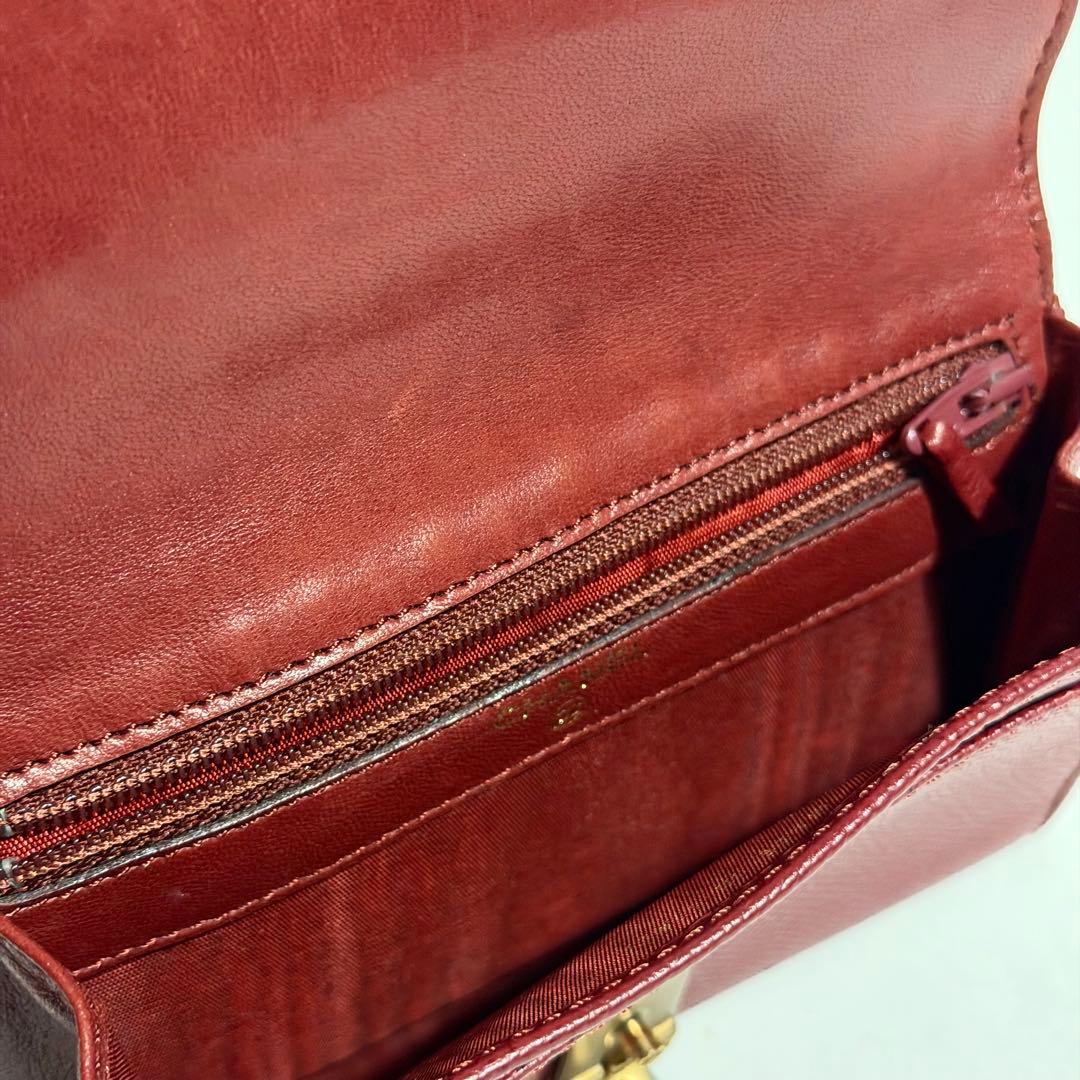 CHANEL シャネル ボルドー 二つ折り財布