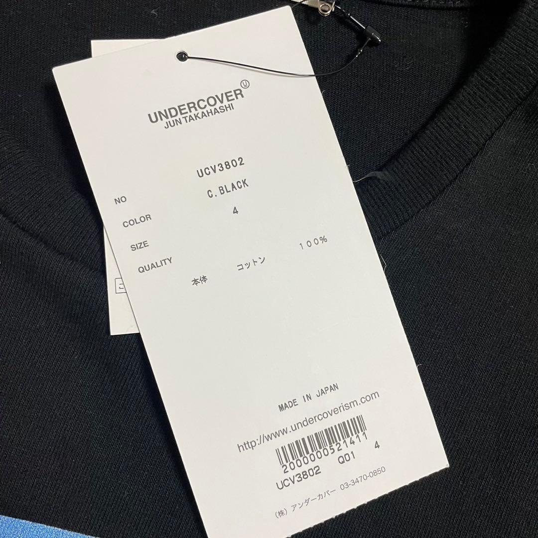 タグ付き UNDERCOVER 最後の晩餐 Tシャツ プリント ブラック 黒