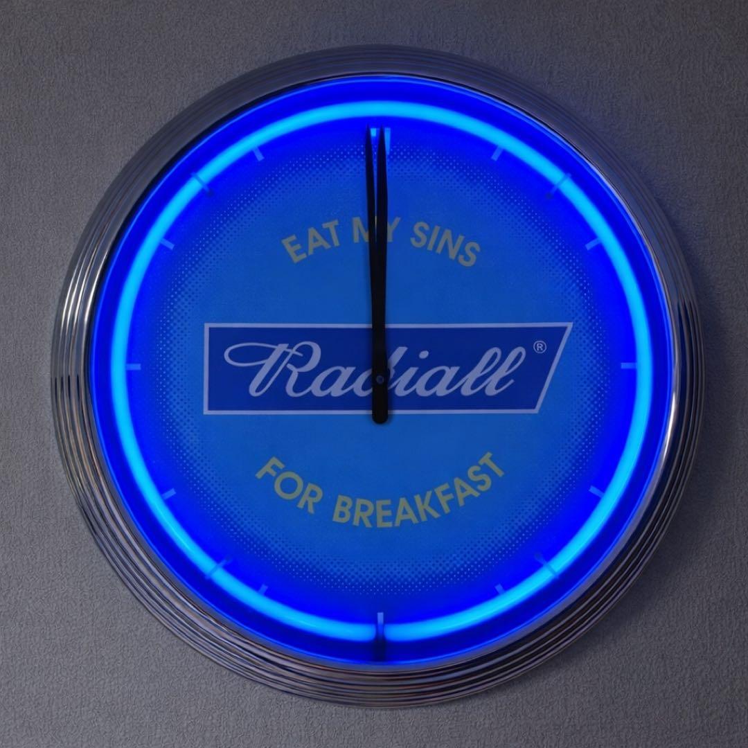 Radiall ネオンライト掛時計