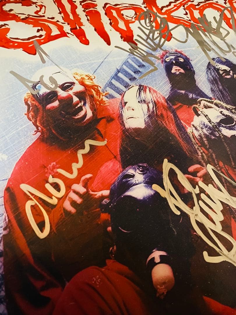 Slipknot のサイン入りポスター
