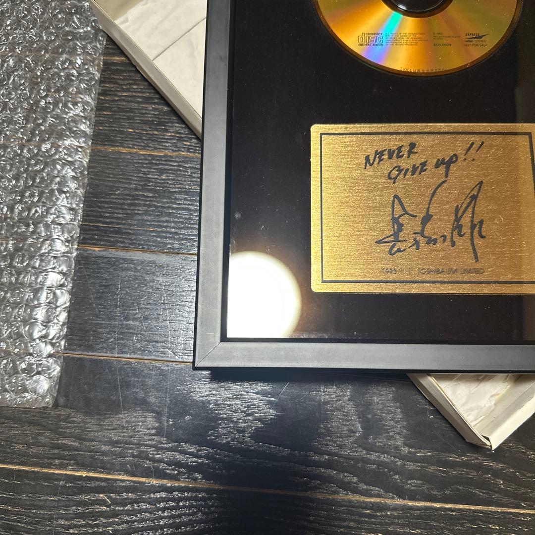 た*ん様 新品未使用　長渕剛　ゴールドディスク　当時品　公式グッズ