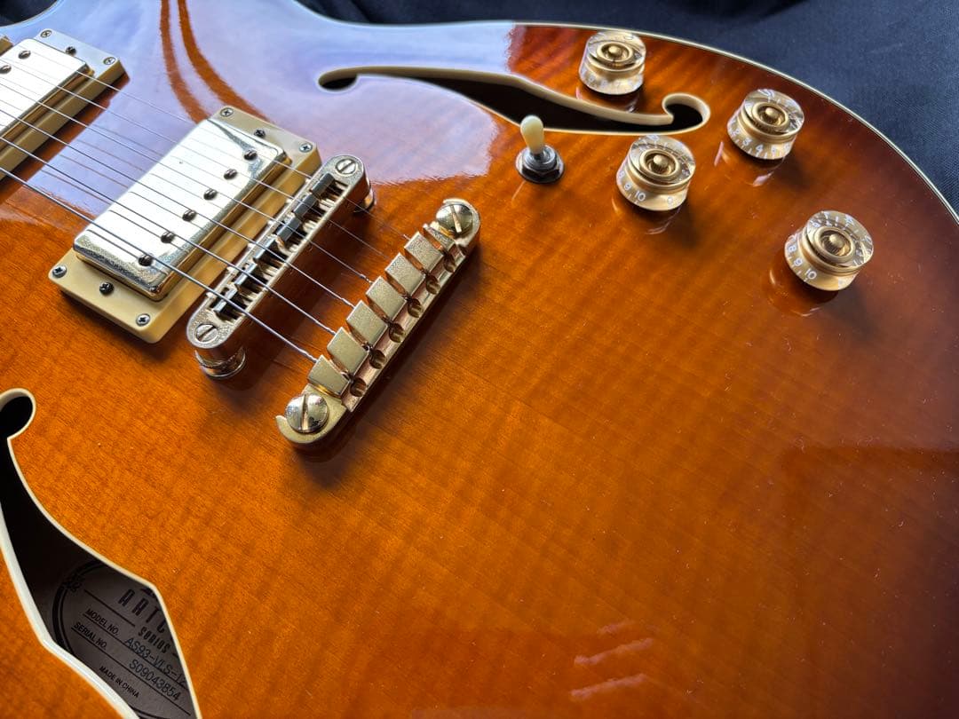 Ibanez AS93 FM （※リアピックアップ難あり！）