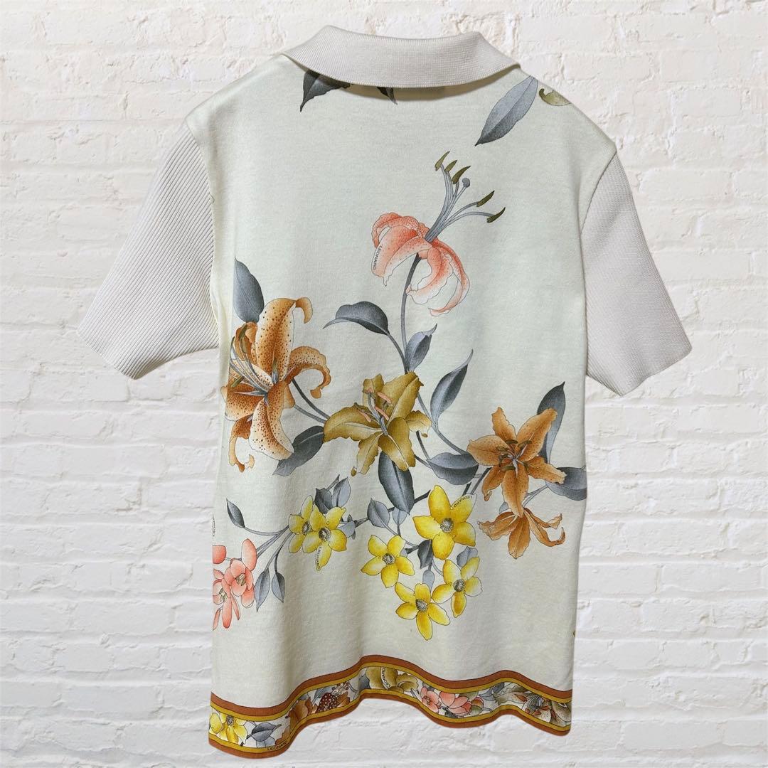 LEONARD / 花柄ポロシャツ 半袖