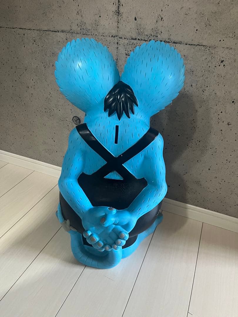 【超BIG60cm】Rat Fink ラットフィンク　ビッグバンク \"ブルー\"