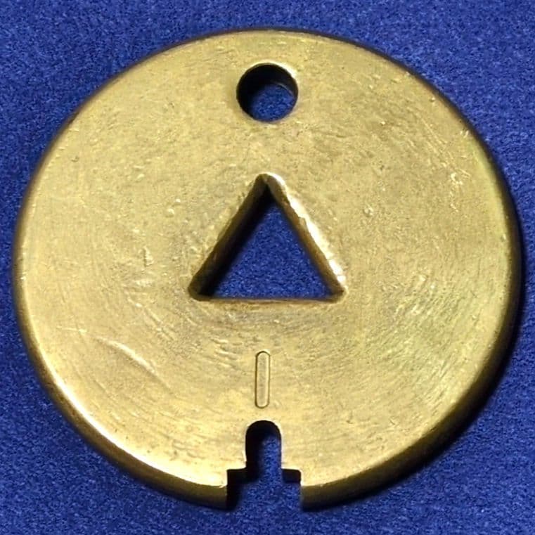 鉄道関連グッズ：鉄道タブレット 通票玉4点(当時物)