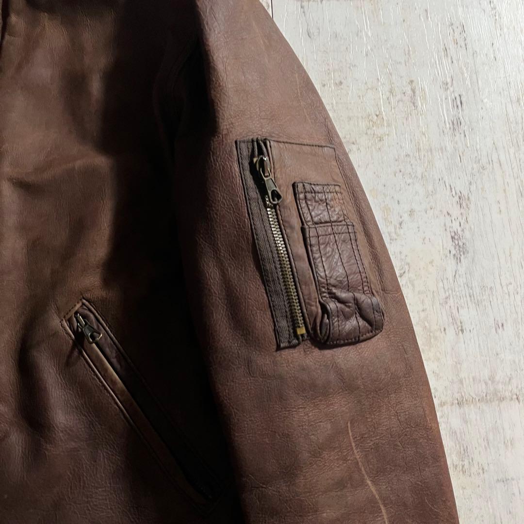 dezert デザート イタリア製 本革 皮革 レザー ライダース ジャケット