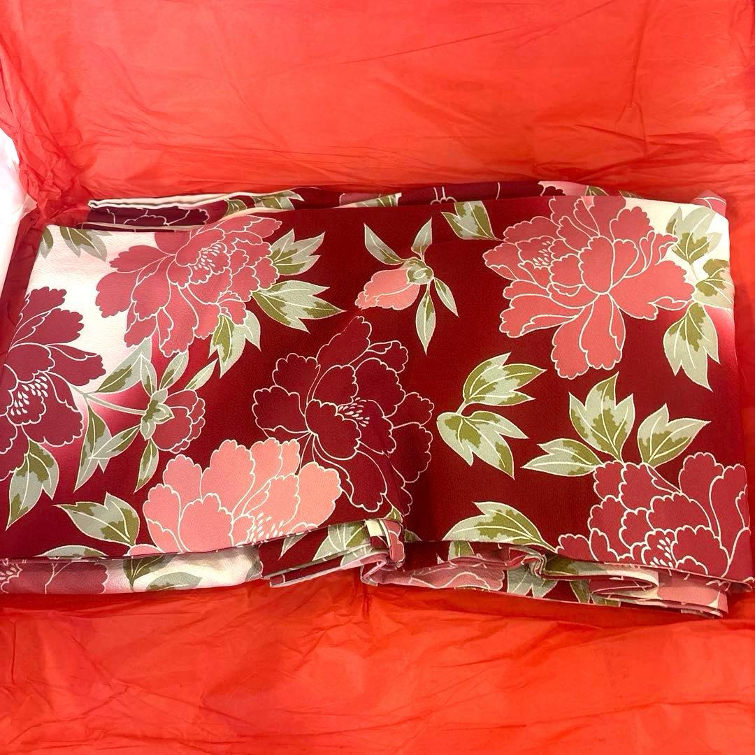 【今月で削除します】ふりふ　花柄振袖セット