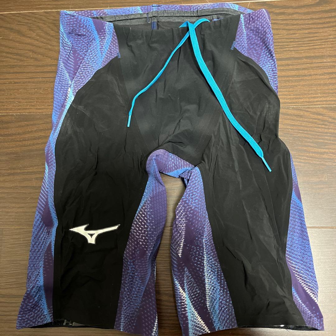 Mizuno 競泳水着 Mサイズ ブラック/パープル