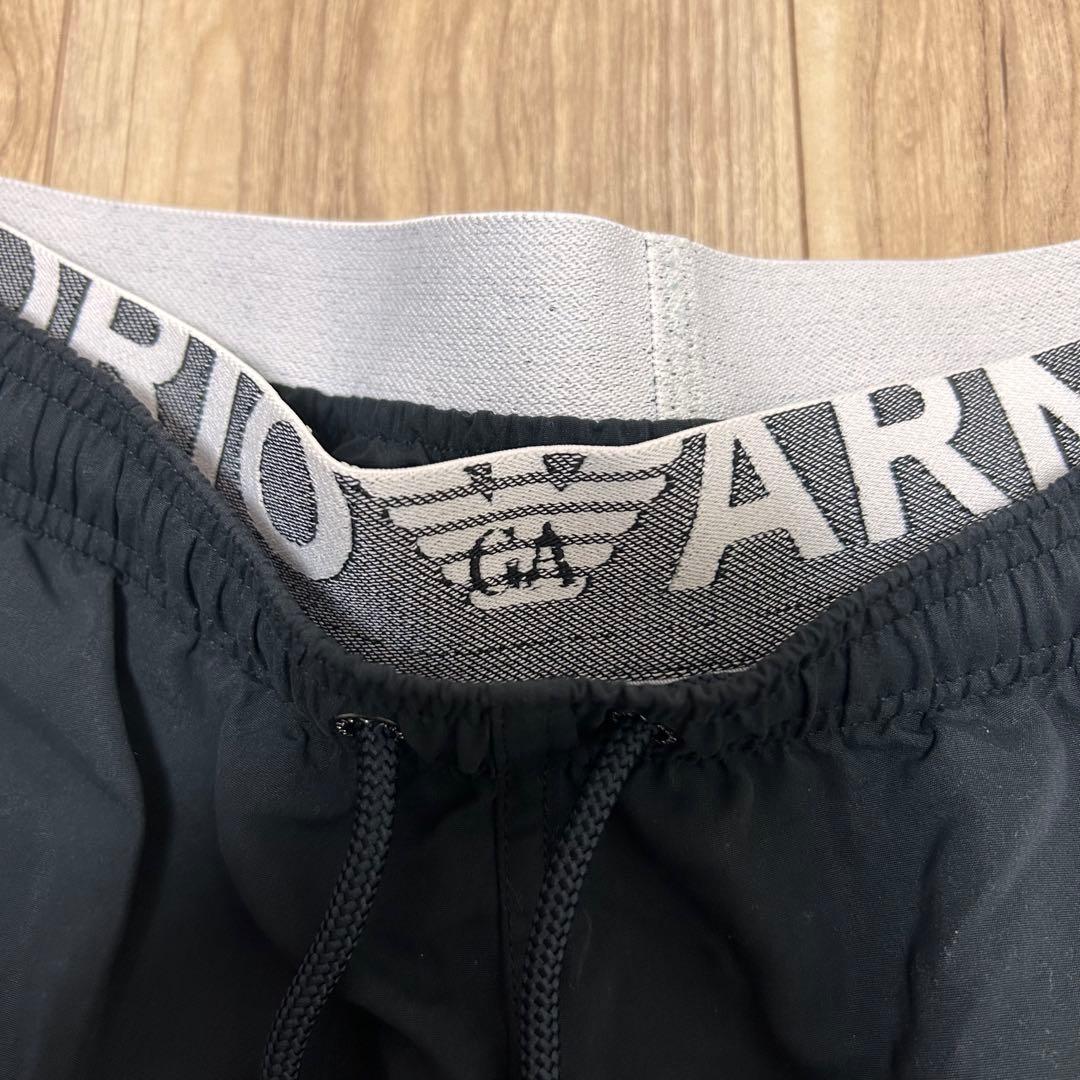 新品タグ付き　エンポリオアルマーニ　スイムウェア　水着　メンズ　ショーツ　黒　L