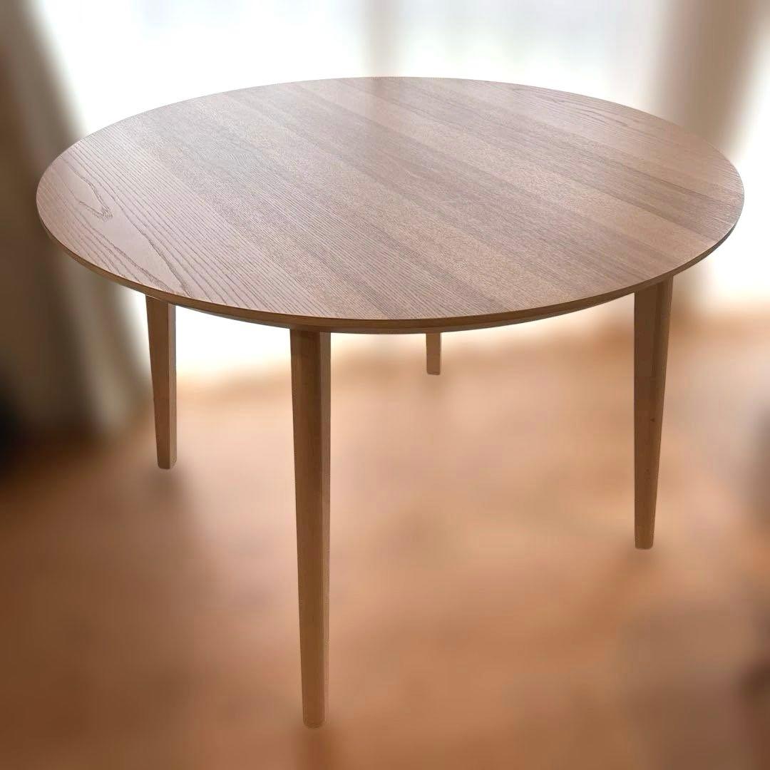 美品 IKEA リーサボー 丸テーブル ダイニングテーブル LISABO 105