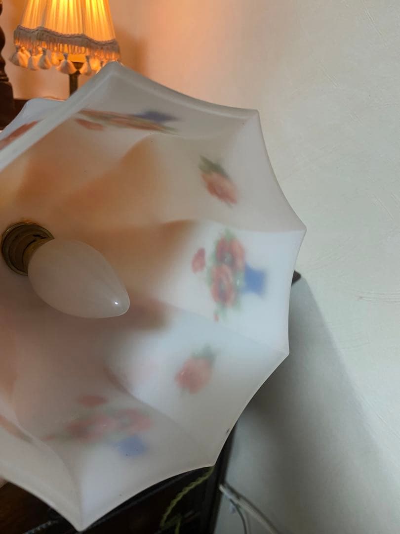 イギリスアンティークランプシェードのみ